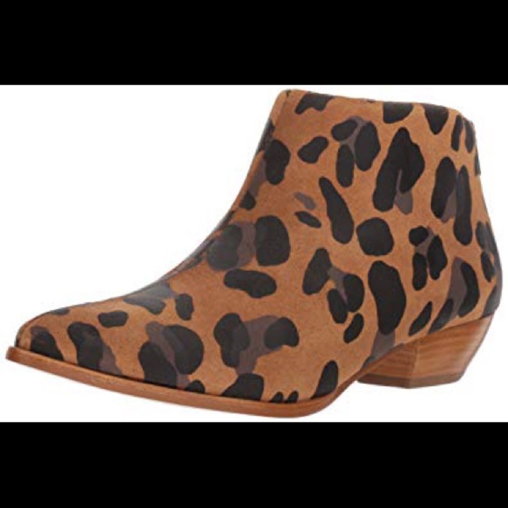 Matisse Aida Leopard Booties 9.5 GUC